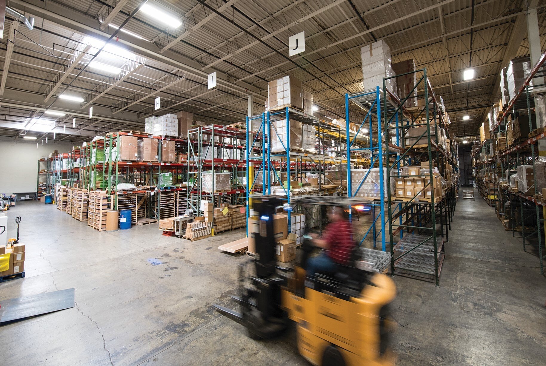 warehouse forklift
